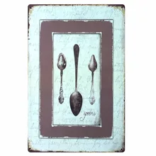 [Mike86] жестяная вывеска Искусство украшения стены домашний кафе-бар металлические знаки Ретро AA-17 заказ смешивания 20*30 см