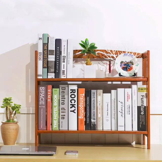 Best Price 50cm Student Desk Bookcase Bookshelf Bamboo Wood Desktop Simple Multi-function Wooden Self Storage Holder Home/Office Decor Best Price 50cm Student Desk Bookcase Bookshelf Bamboo Wood Desktop Simple Multi-function Wooden Self Storage Holder Home/Office Decor