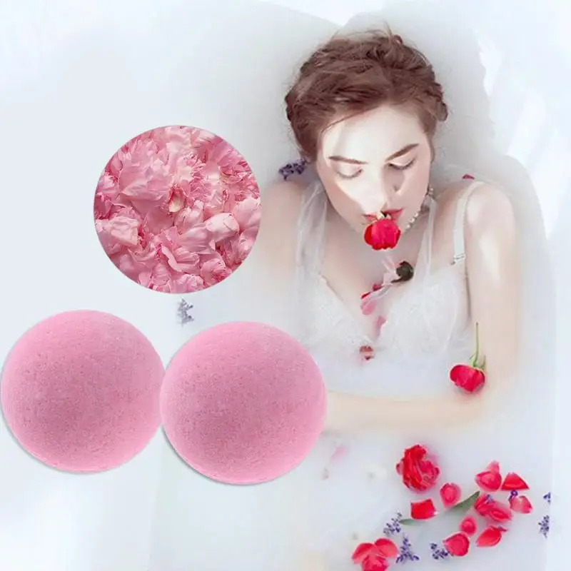 ВАННА СОЛЬ мяч для тела отбеливание кожи облегчение избавление от стресса облегчение натуральный пузырь душ бомбы мяч органические шарики для ванны E5M1