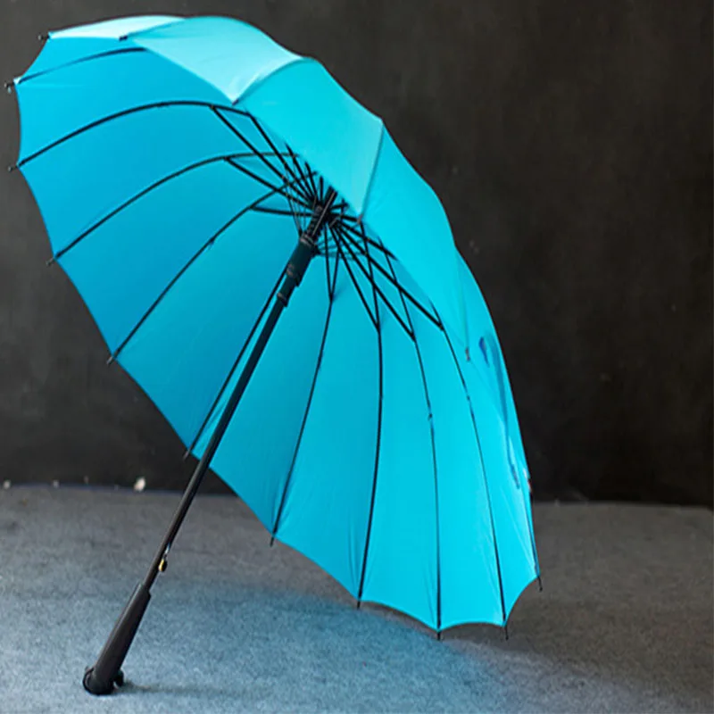 Прямая от производителя, новые стильные зонты высокого качества, 16 костей, возвращенные в многоцветные настраиваемые, с логотипом