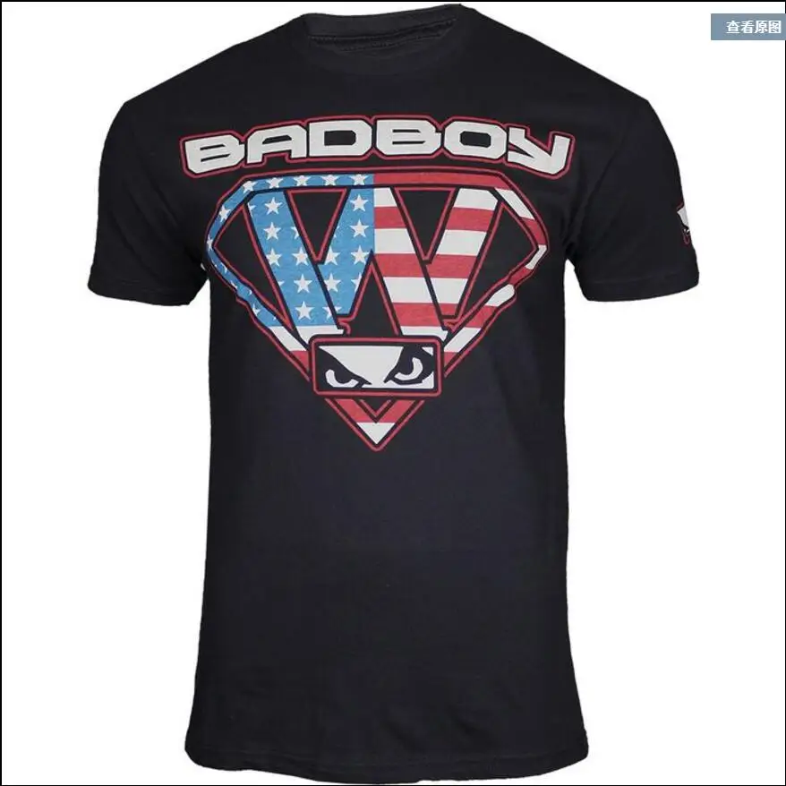 The Bad Boy Short Sleeve T shirt Fitness Comprehensive Combat Mma Fight