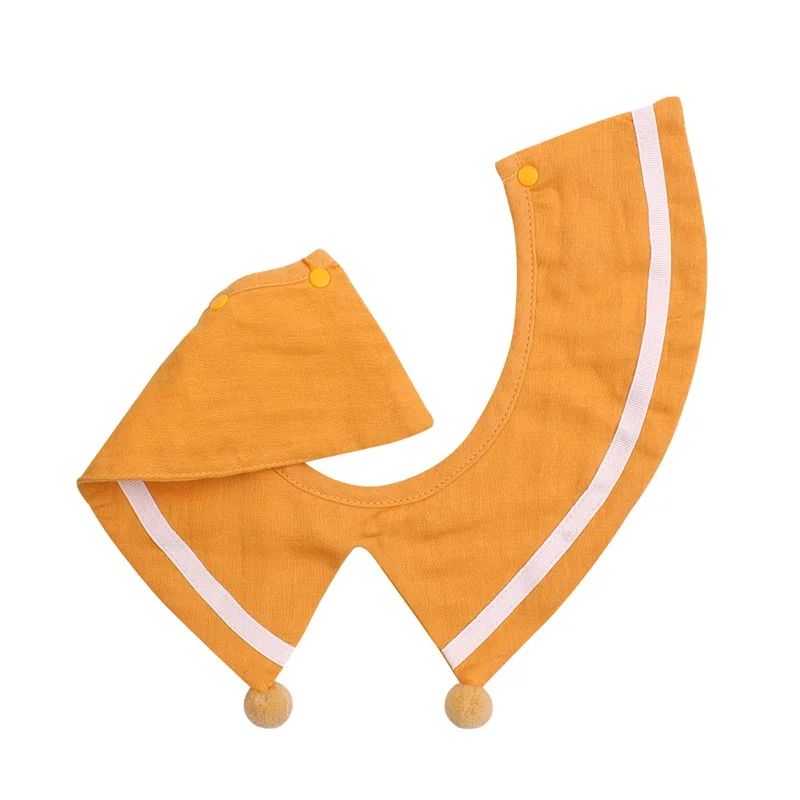 3 PCS Cute Baby Girls Bib Gauze Cotton Baby Bibs For Girl Fashion Decoration Fake Collar Saliva Mouth Towel Baby Girls Clothing  (31)