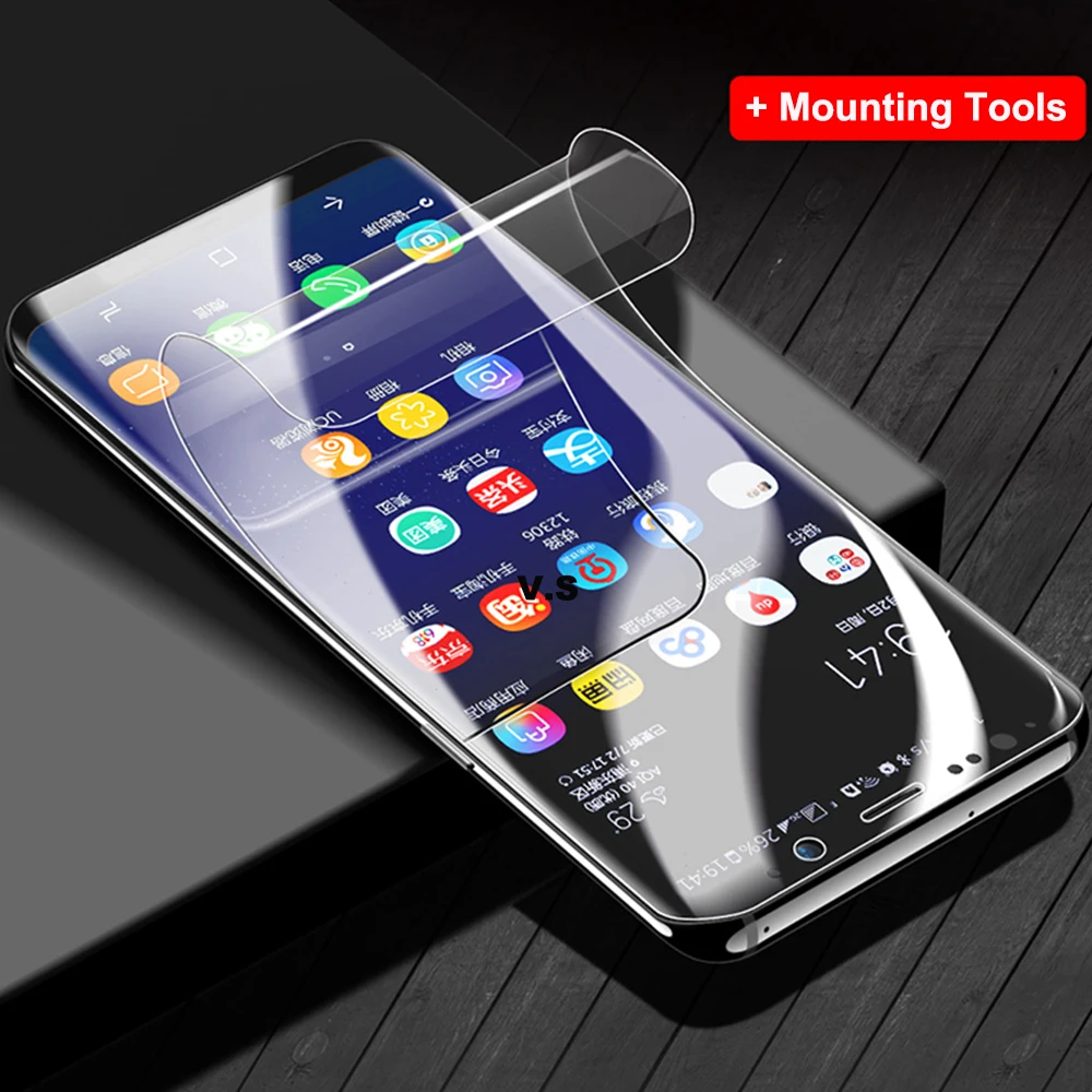 2 шт. S10 Plus полное покрытие передняя и задняя Защита экрана для Samsung Galaxy против