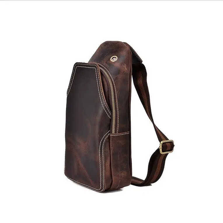 

Neweekend Fashion Genuine Leather Mans Shoulder Bag Burglarproof Black Leather Mens Messenger Bag Travel Chest Crossbody Bag