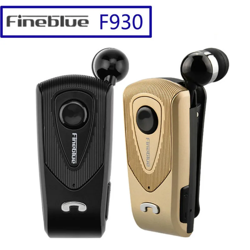 

Original Fineblue F930 Wireless Bluetooth Earphone Headset Vibrating Alert Wear Clip HandsFree Stereo Sport Earphone for Phone
