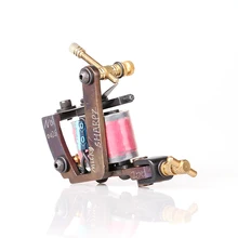 Профессиональная катушка для татуировки Татуировка шейкер 10 обертывания reesframe ручной работы макияж тела художника оптом