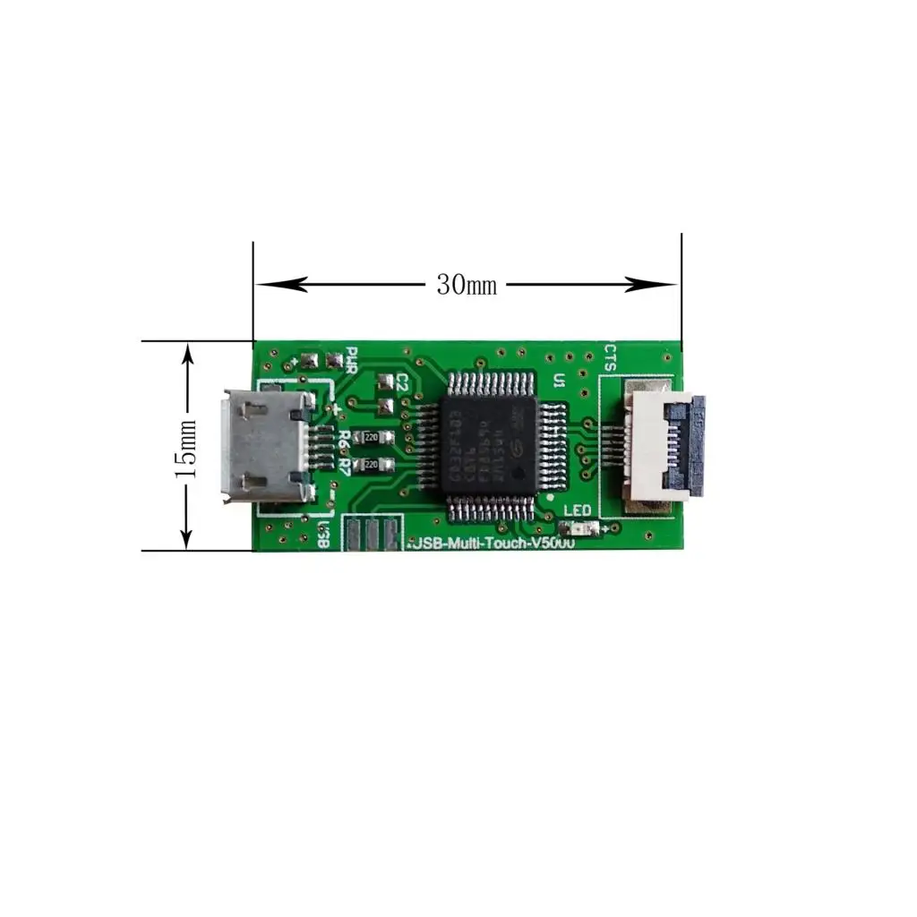 para o Controlador de Toque I2c para Usb Capacitivo Goodix Placa Controladora Gt911 Gt915 Gt9110 Gt912 Gt9147 Gt9157 Gt9271 Gt928 Gt1151 - Imagem 2