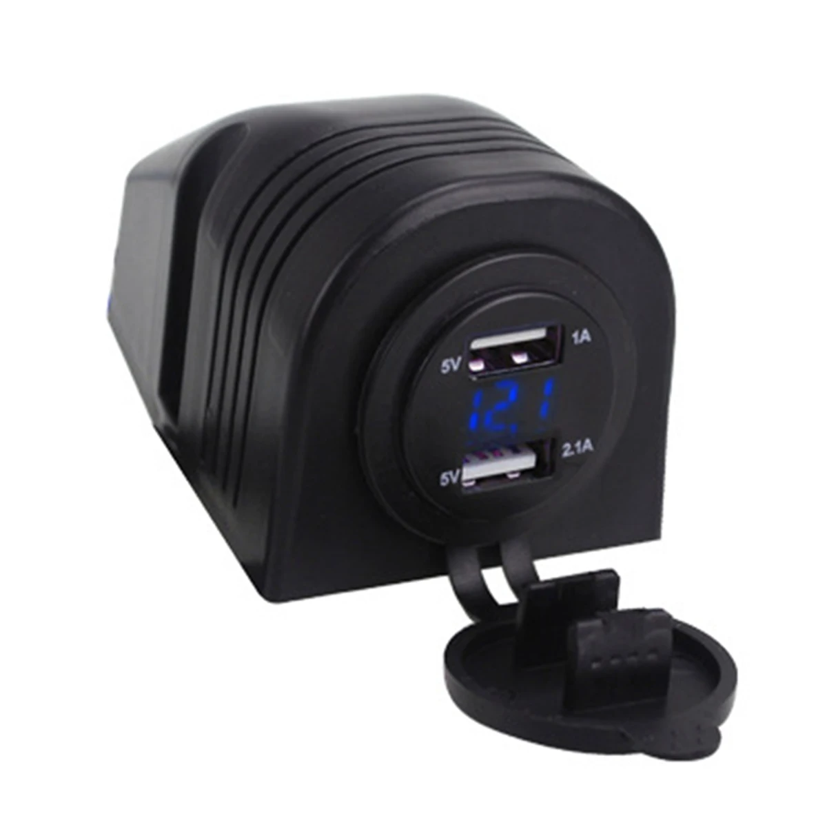 SOONHUA Dual-USB LCD Car Tent Charger 5V3.1A Vehicle Lightweight Aluminum Alloy LED Adapter Mini Chargers Electric Accessories SOONHUA Dual-USB LCD Car Tent Charger 5V3.1A Vehicle Lightweight Aluminum Alloy LED Adapter Mini Chargers Electric Accessories