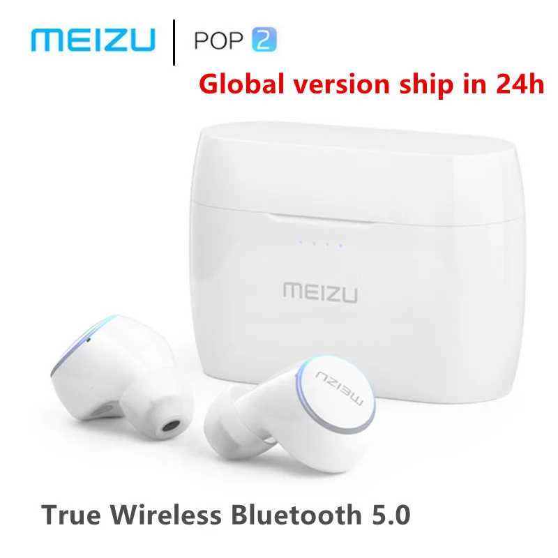 

Original Meizu POP 2 Global version TW50S True Wireless Bluetooth 5.0 Earphone Mini In-Ear Earbuds Waterproof Wireless Charging