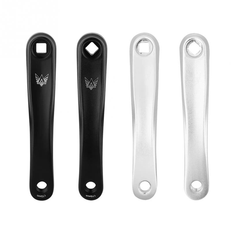 170mm Aluminum Alloy Bicycle Left Side Chain Crank Arm Replacement Accessory Diamond Hole and Square Hole Akozon Bike Crank Arm