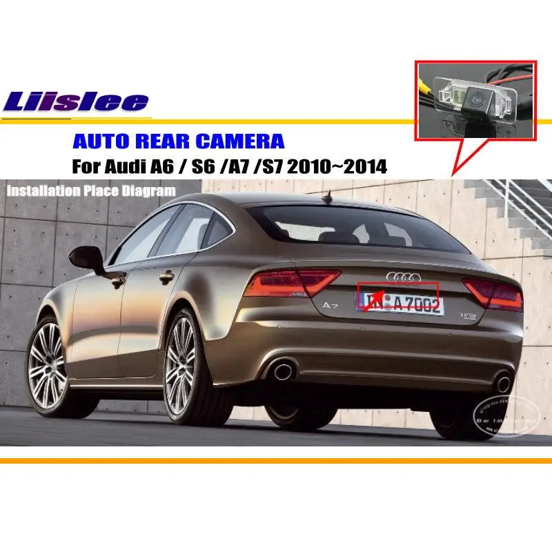 Liislee заднего вида Камера для Audi A6/S6/A7/S7 2010 ~ 2014/Обратный Камера /HD CCD RCA NTST PAL/номерной знак лампа CAM