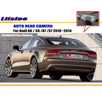 

Car Rearview Camera For Audi A6 S6 A7 S7 2010-2014 Reverse HD CCD RCA NTST PAL License Plate Lamp CAM