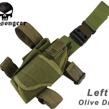 EmersonGear Tornado универсальная тактическая кобура бедра кобура правая и левосторонняя кобура для всех пистолета EM6206 оливковый дренаж