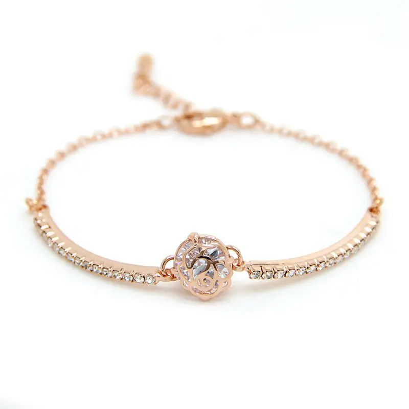 

2019 Hot Sale European Fashion jewelry crystal charm bracelet made with Crystals from Bulgaria for women's gift