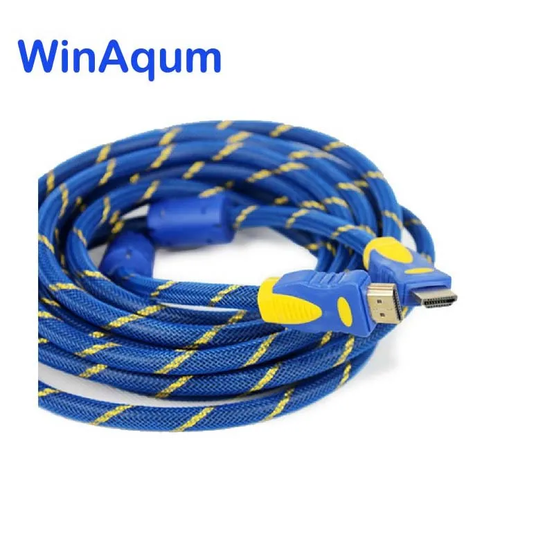 WinAqum HDMI тип A Кабель стандарт M/M 4k 3D линия 30 см короткий кабель | Электроника