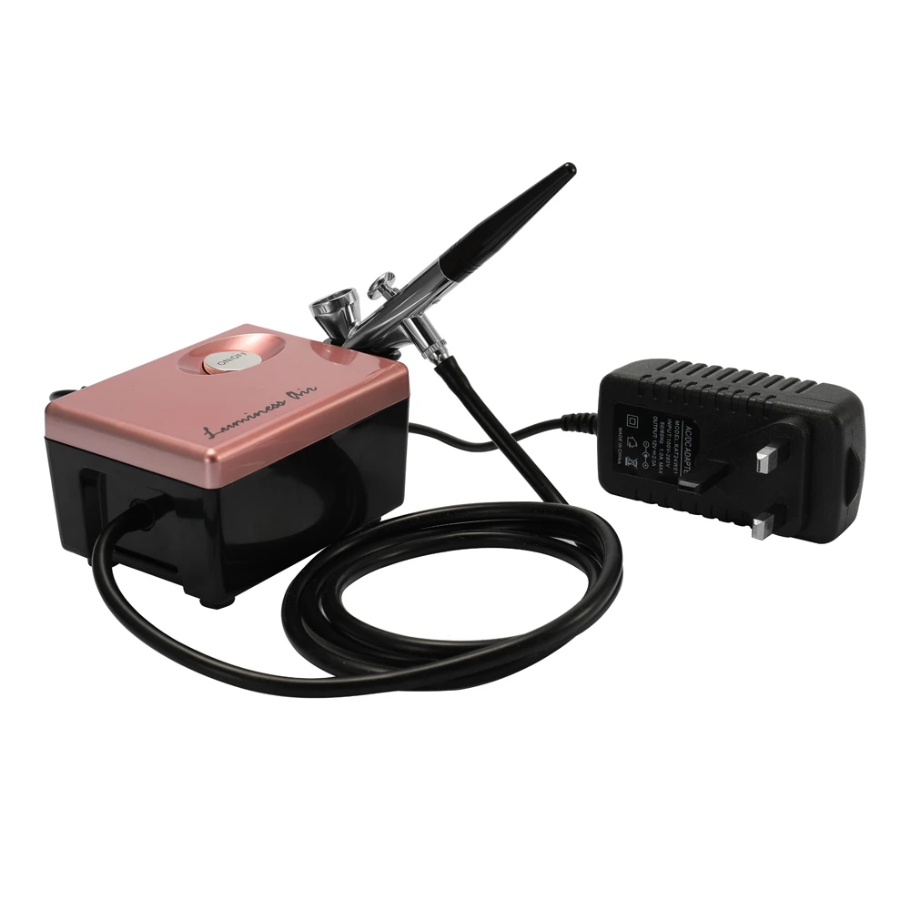 

Portable Professional Tattoos Makeup Airbrush Air spray gun Mini Airbrush Compressor Kit for Nail Art and Makeup Painting