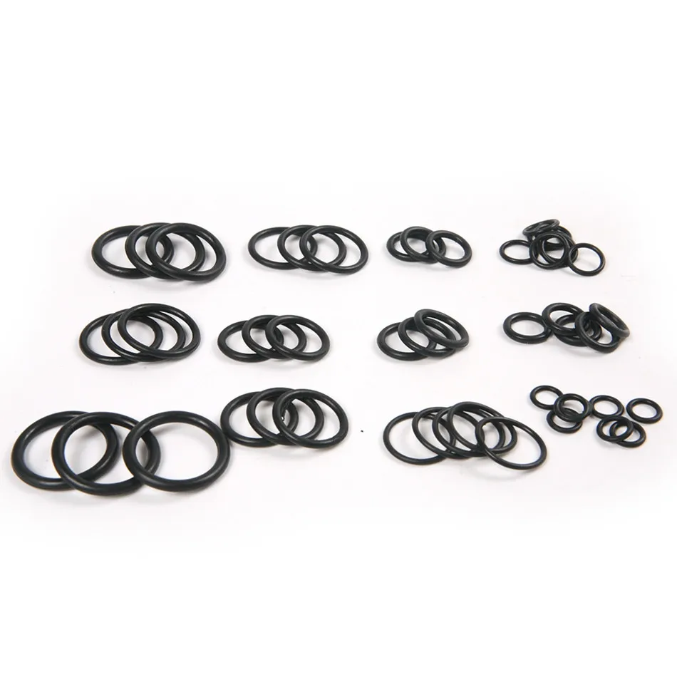 Универсальные резиновые уплотнительные кольца, 50 шт., 12 размеров, метрические уплотнительные кольца, уплотнительные уплотнители, герметичность, ассортимент, набор, многоцелевые кольца для ремонта