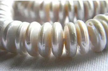 

Hot sale wholesale >>10-11mm White Coin Freshwater Pearl Necklace