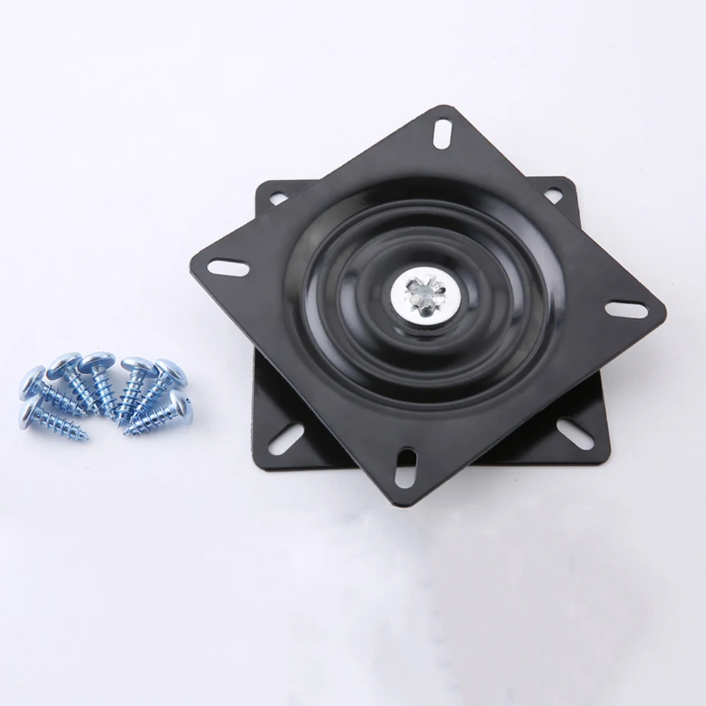 

Universal dial TV rotating table bearing furniture square iron turntable sofa chair base
