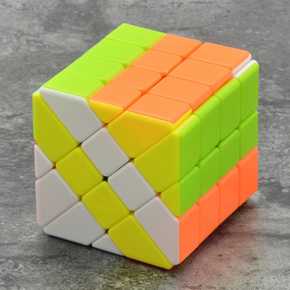 Babelemi Aosu 4x4x4 Yileng Speed Skew Magic Cube Puzzle Fisher Cubes Children Kids Educational Toys Christmas Gift