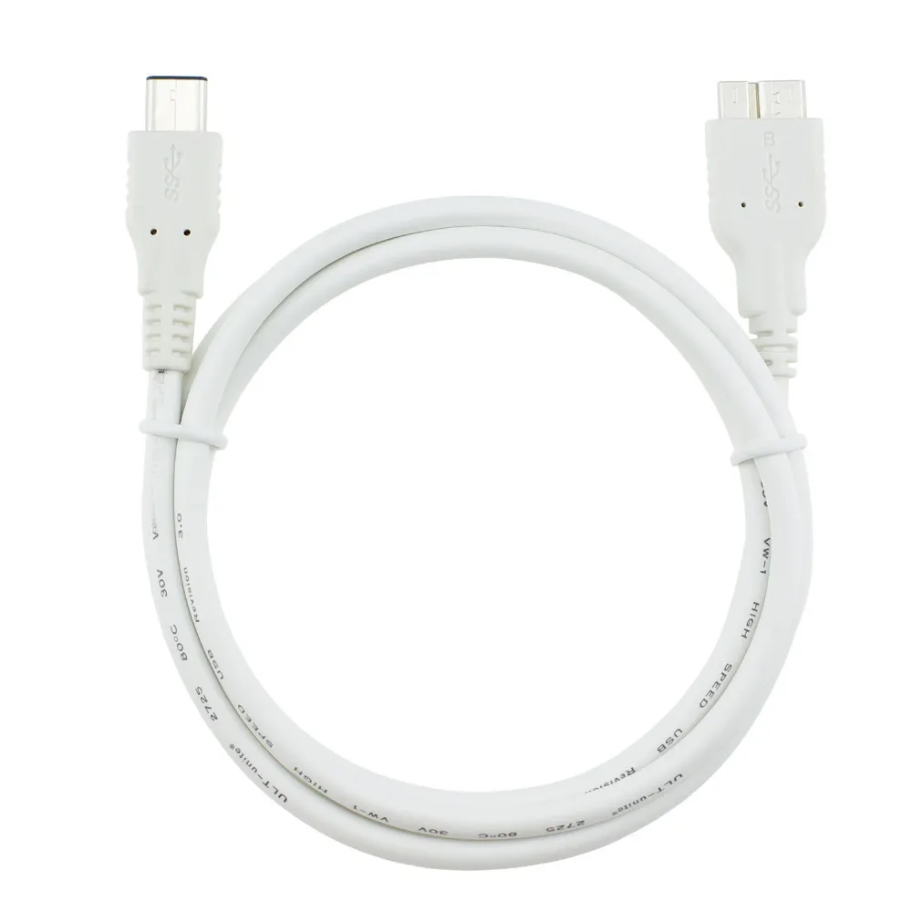 5Gbps Micro B USB 3.0 to USB 3.1 Type-C Micro B Data Cable 1m 3ft For Macbook USB 3.0 External Hard Drive 5Gbps Micro B USB 3.0 to USB 3.1 Type-C Micro B Data Cable 1m 3ft For Macbook USB 3.0 External Hard Drive