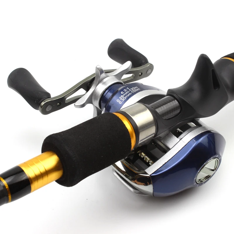 Haste de Fundição e Carretéis Conjunto de Isca de Carbono Vara de Pesca Vara de Truta Peixe de Pesca Telescópica Isca 7g-28g Potência 1.8 m 2.1 2.4 2.7 29 High Quality Esporte e Lazer