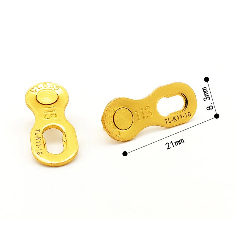 Perfect 1 Pair Full Plating 6-11S Bicycle Bike Chain Lock Chain Link Join Quick Release repairing Metal bicycle accessories 7