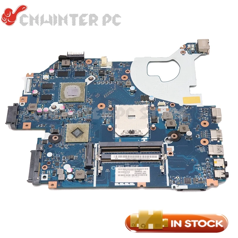 NOKOTION для шлюза NV55 NV55S материнская плата ноутбука P5WS5 LA-6973P MBWZK02001 MB.WZK02.001 HD6700M GPU |