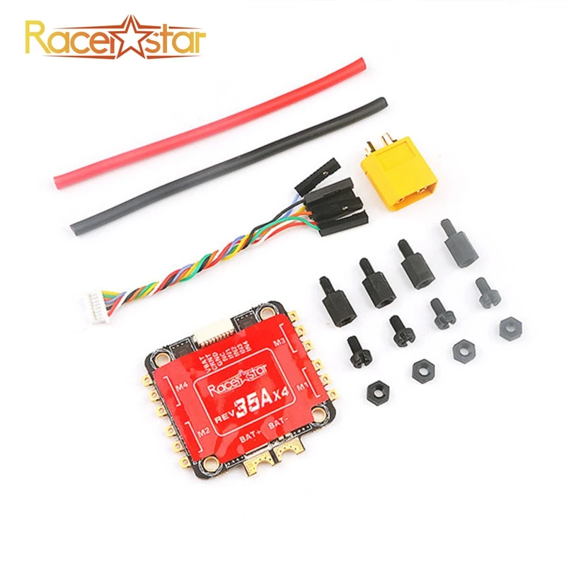 Специальное издание Racerstar REV35 35A BLheli_S 3-6S 4 в 1 ESC встроенный датчик тока для RC Racer Racing