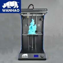WANHAO D5S 3d printer in high speed Large Building Size 295x195x590mm with multicolor filament, stable quality
