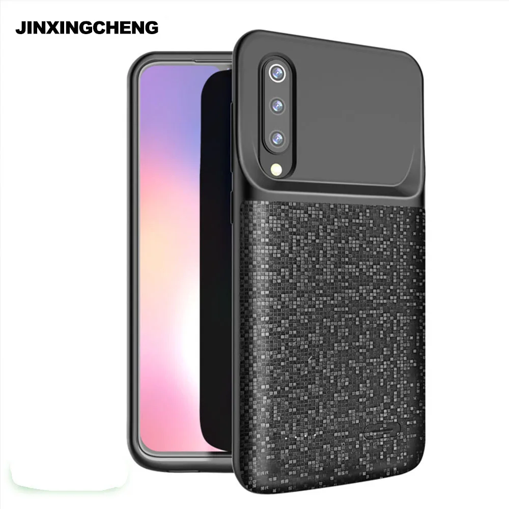 

JINXINGCHENG Two Colors Portable Charger Battery Case for Xiaomi Mi9 SE 4700mah Back Clip Fast Charger for Xiaomi 9 SE 4700mah
