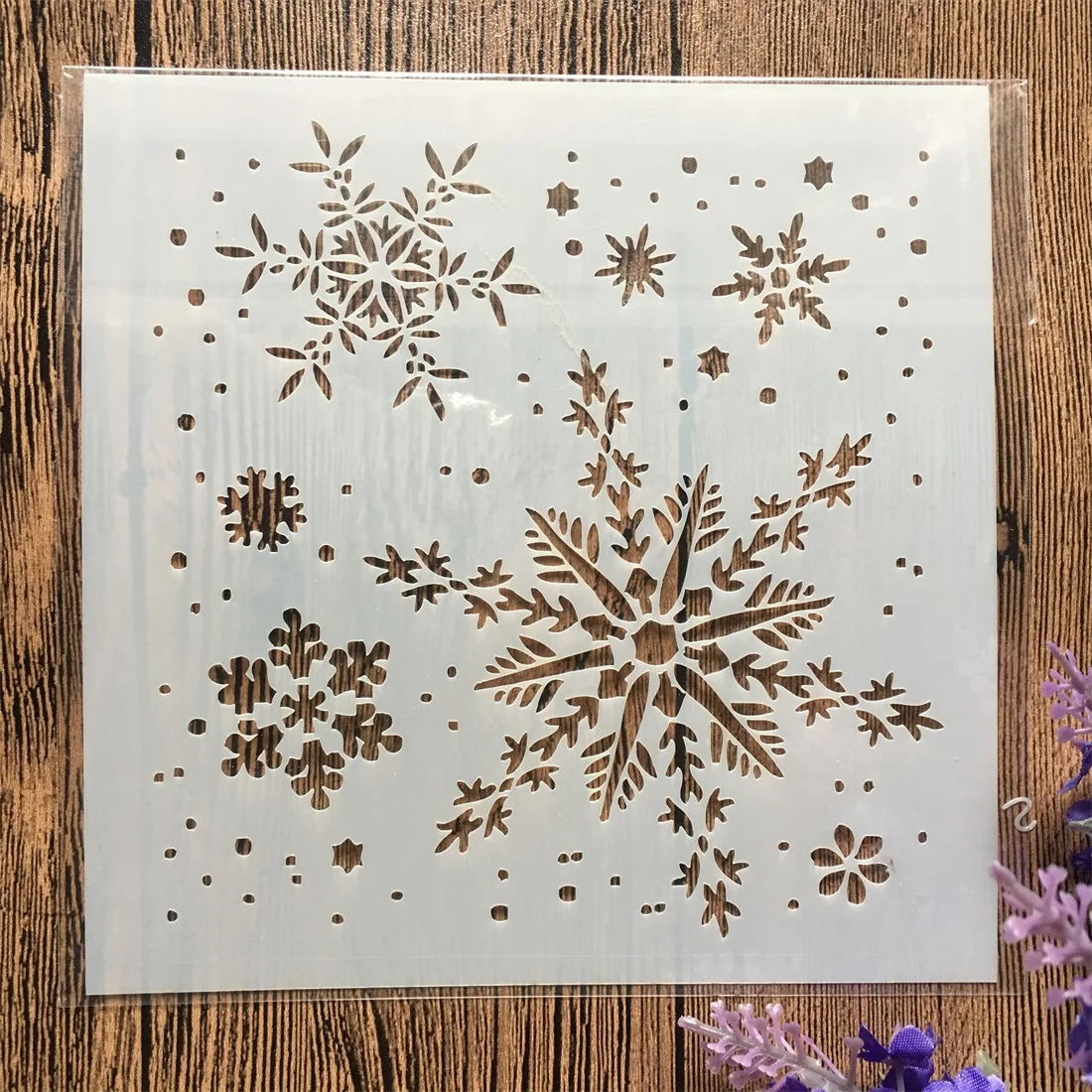 

1Pcs Snowflake Snow DIY Craft Layering Stencils Wall Painting Scrapbooking Stamping Embossing Album Paper Card Template F5308