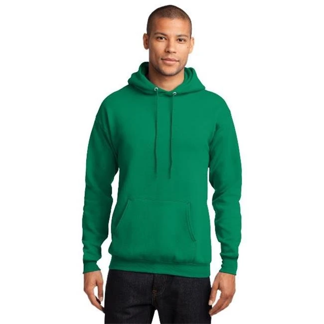 Port & Company PC78H Core Fleece Pullover Hooded Sweatshirt Jacket Kelly - Large