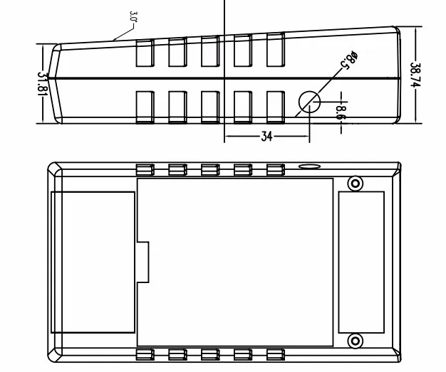 plastic electronics handheld junction housing (3)
