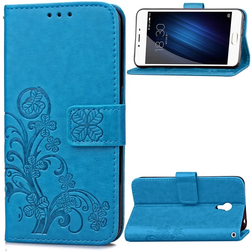 Meizu M3S Four Leaf Clover Wallet Case (8)