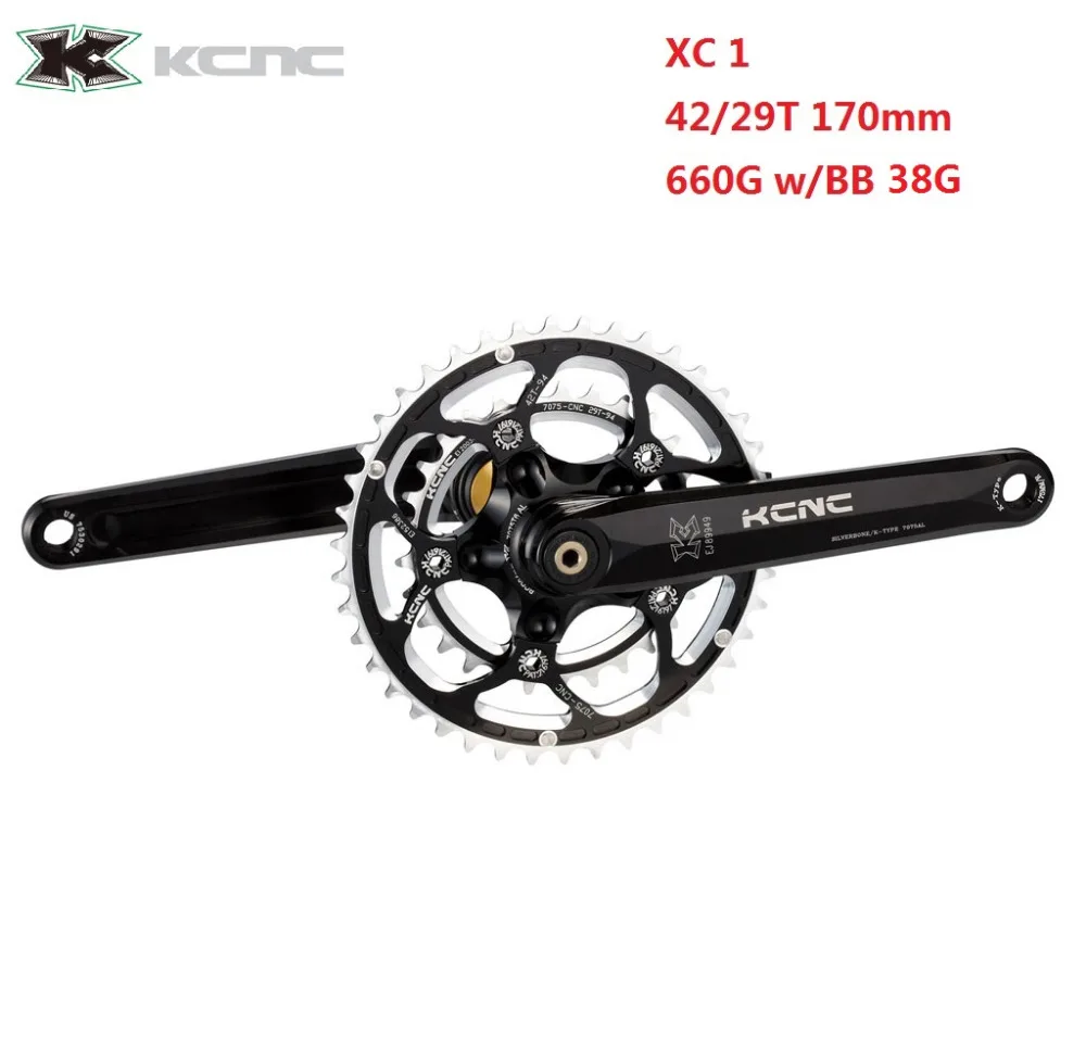 

KCNC K TYPE XC1 Double MTB Crankset 170mm 42/29T 94mm BCD 10S XC Free Ride 660G 5 ARM Ultra light Made in Taiwan