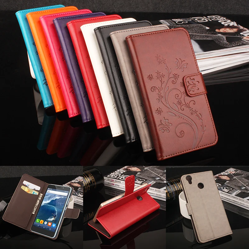 

HongBaiwei Phone Cases&Bag For THL T9 Pro Printed Butterfly Flower Flip Leather Case Cover with Card Slot For THL T9 Pro