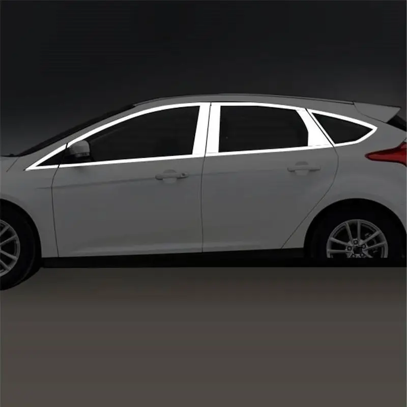 

Automovil Automobile Grille Window Door Exterior Fashion Trim Protecter Decoration Mouldings 12 13 14 15 16 17 18 FOR Ford Focus