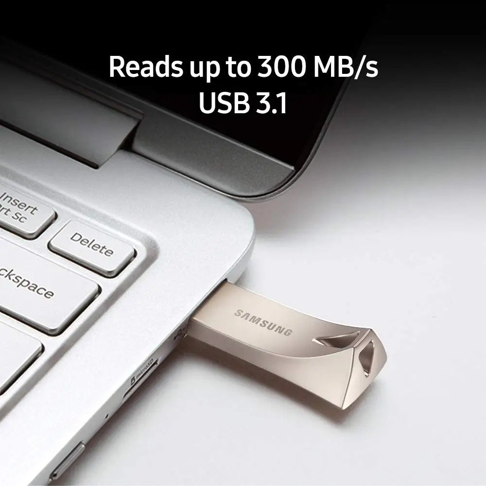 Новинка, флеш-диск SAMSUNG, 32 ГБ, 64 ГБ, 128 ГБ, USB 3,1, металлический флеш-накопитель, миниатюрная флеш-карта памяти DIY, usb диск на ключ