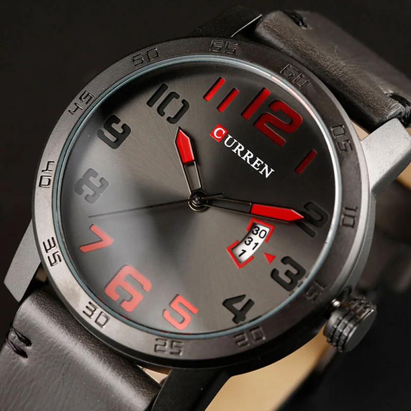

Curren 2017 men watches relogio masculino luxury military wristwatches fashion casual quartzwatch water Resistant calendar 8254