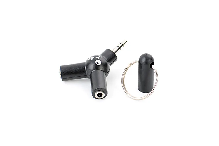 3 5mm 1 8 Earphone to Double 3 5 dual Jack Plug Stereo Headphone Splitter Adapter for PC MP3 Smartphone Player Audio Cables