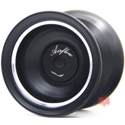 YoYo Garden Airflow3 YOYO limited edition Металлические игрушки для профессионалов с дополнительными аксессуары для йо-йо и 10 шт. йо-йо на нитке - Цвет: Black