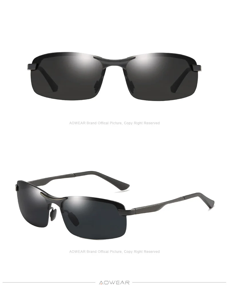 AOWEAR Occhiali da guida notturni polarizzati Occhiali da sole antiriflesso per la visione notturna di sicurezza Occhiali Occhiali da sole gialli per conducente Gafas_voghion.com