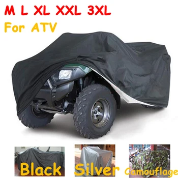 

All size 3 colors Universal ATV Cover All Terrain Vehicle Beach motorcycle Protect WaterProof Anti-UV Dustproof Quad Bike Cover