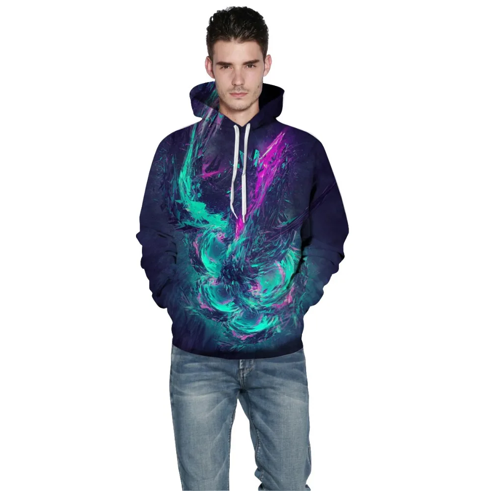 Nebula Galaxy Space Print 3d Hoodies Women Men Sweatshirts Harajuku Outfits Casual Sweats Plus Size Hip Hop Pullover Top