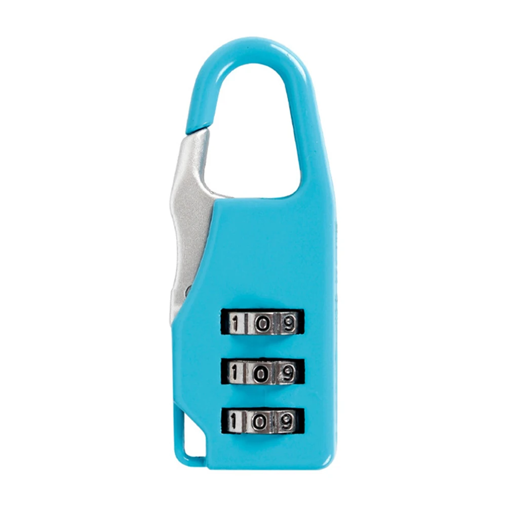 

School Security Password Mini Code For Luggage Durable Anti-theft Number Padlock 3 Digit Combination Zinc Alloy Travel