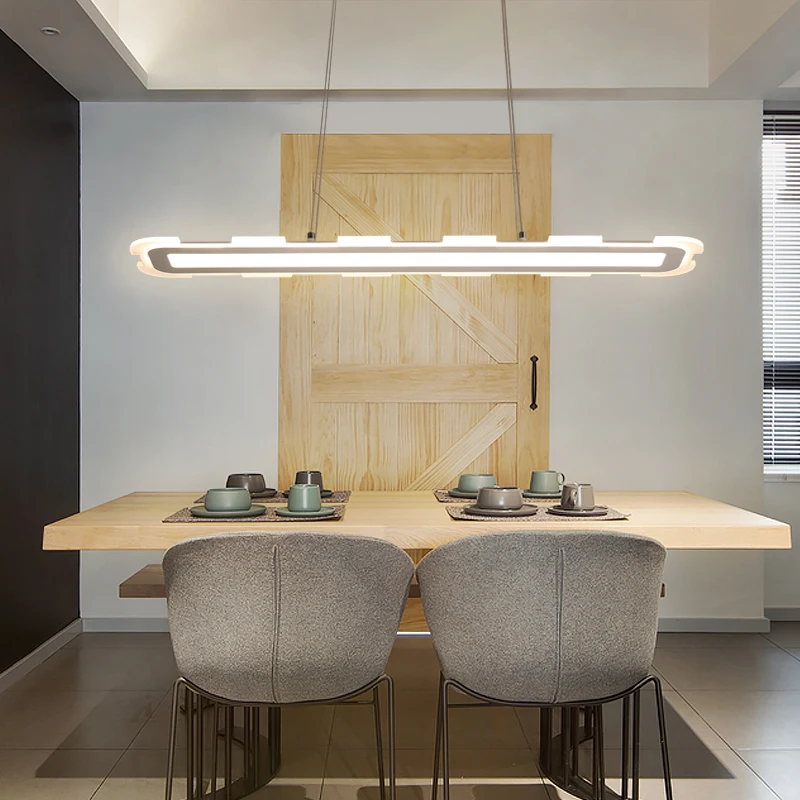 

Length 40-120cm White hanging lamp Modern LED Pendant Lights for dinning room kitchen hanglampen led pendant Lamp Fixtures