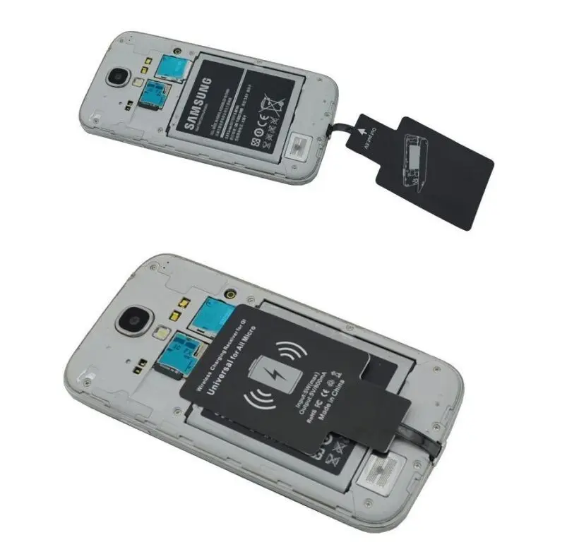 Universal QI Wireless Charging Receiver Pad Adapter Charger Module For