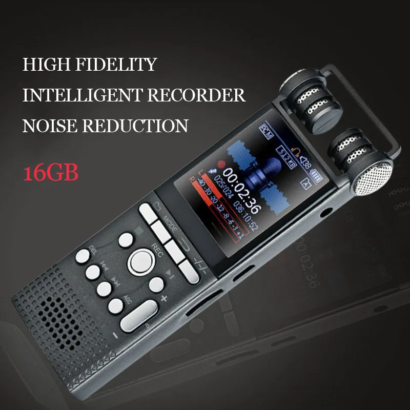 Портативный цифровой диктофон hifi на большие расстояния профессиональный