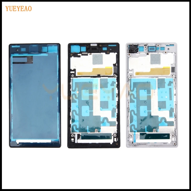 

YUEYAO Replacement Front Frame Housing Bezel Plate For Sony Xperia Z1 L39h C6903 LCD Front Housing Frame Bezel Plate